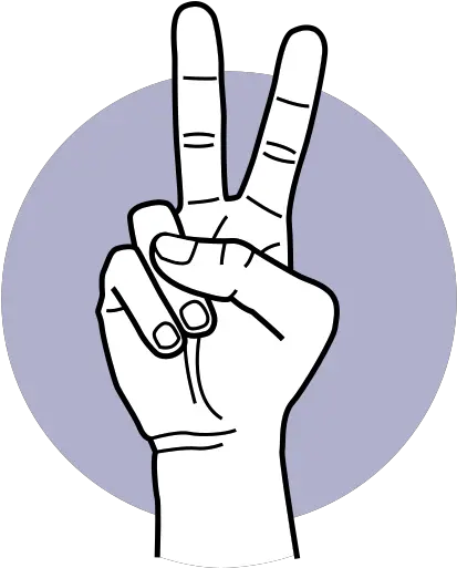 Hand Icon Gestures Peace Victory Win V Sign Png Win Icon