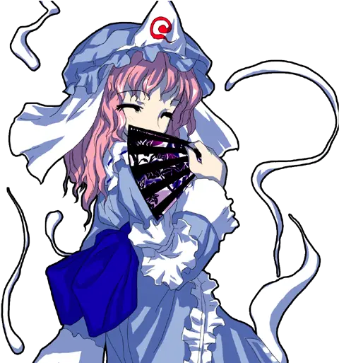 U200d Luna Thesis Grind Yuyuko Touhou Official Art Png Lio Fotia Icon