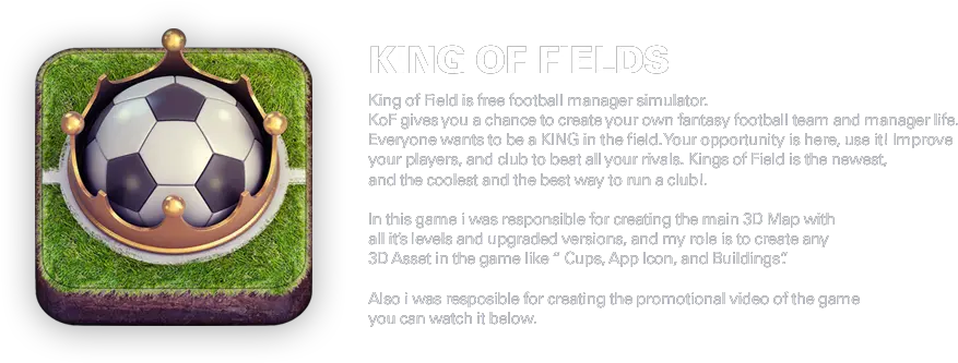 King Of Fields For Soccer Png Football Field Icon