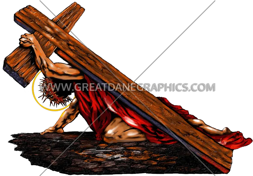 Jesus Carrying The Cross Production Ready Artwork For T His Only Crime Was Love Png Jesus On Cross Png