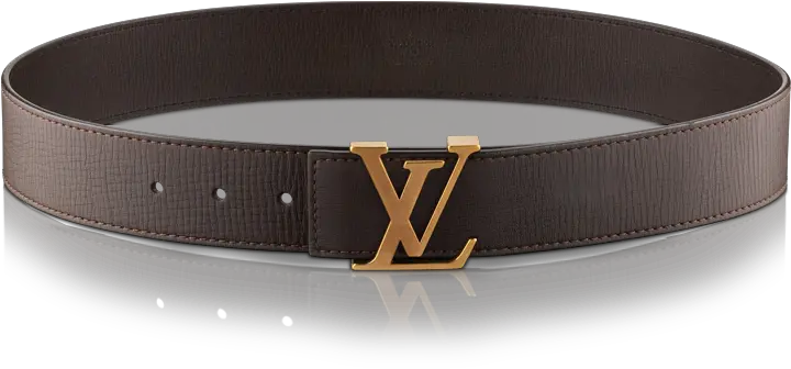 Download Lv Initials Utah Leather Belt Lv Initiales Utah Leather Belt Png Belt Transparent Background