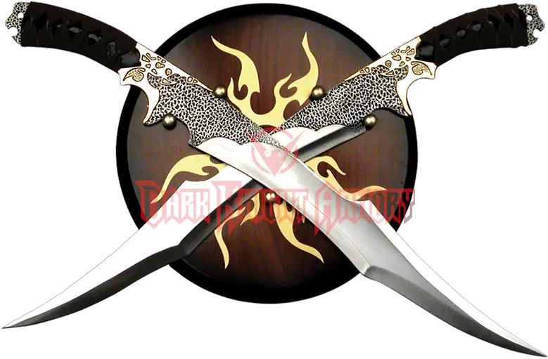 Download Elf Warrior Dual Swords Sword Set Full Size Png Sword Blades Elf Ears Png