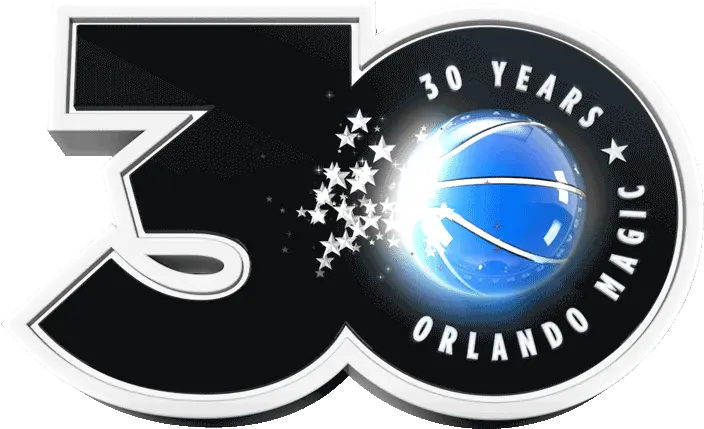 30th Anniversary Orlando Magic Emblem Png Anniversary Logo