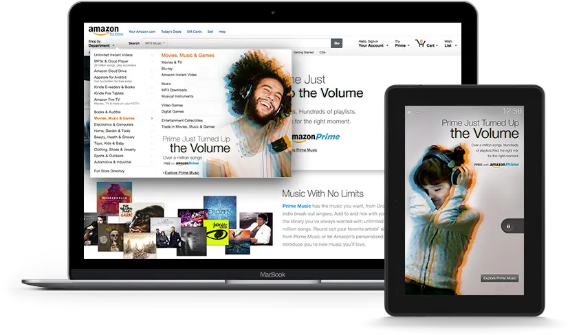 Mp3d Website Png Amazon Music Png