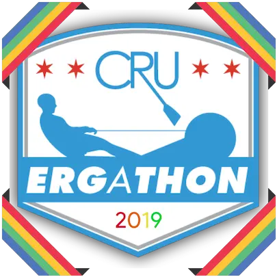 Erg Athon U2014 Chicago Rowing Union Graphic Design Png Rainbow Border Png