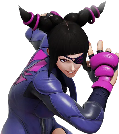Capcom Forgot To Use The Censored Version Of Juri For Her Juri Han Street Fighter Png Censored Transparent Background