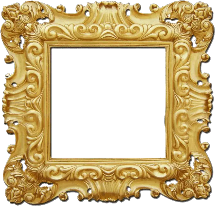 Gold Frame Picture Baroque Frame Transparent Png Gold Frames For Wedding Video Gold Frame Transparent png