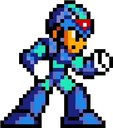 Pixilart Pixel Art Mega Man X Png Megaman X Png