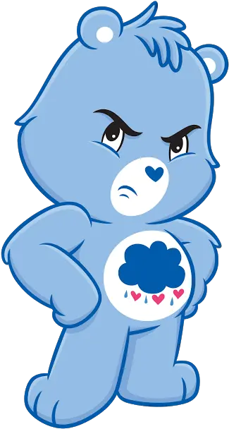Care Bears Png Clipart Care Bears Adventures In Care A Lot Grumpy Care Bear Png