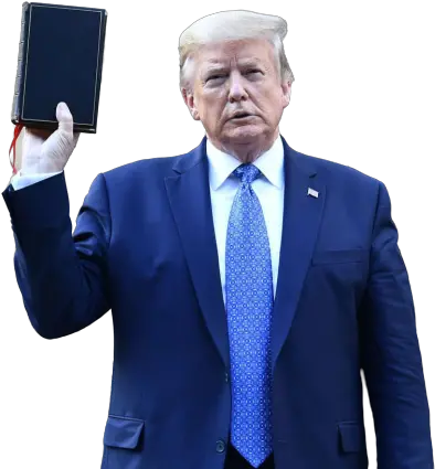 Trumpu0027s Photo W A Bible Background Removed Png W Trump Holding Up Bible Meme Bible Transparent