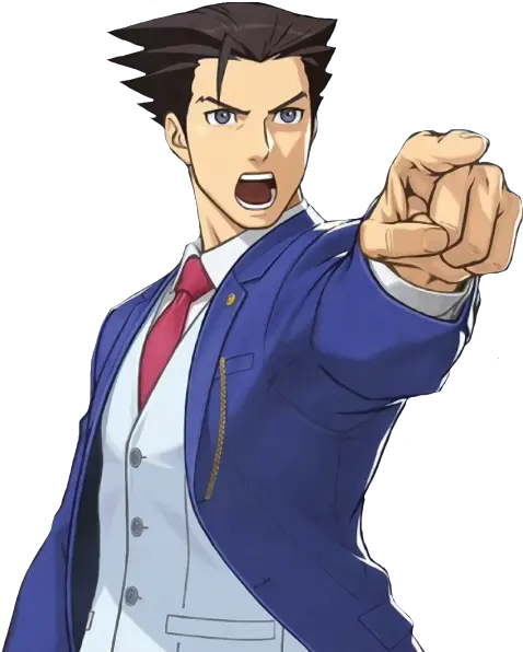 Phoenix Wright Transparent Ace Attorney Phoenix Wright Transparent Png Phoenix Wright Png