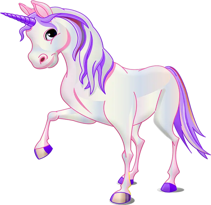 Unicorn Pink Purple Free Image On Pixabay Cartoon Unicorn Png Purple Png