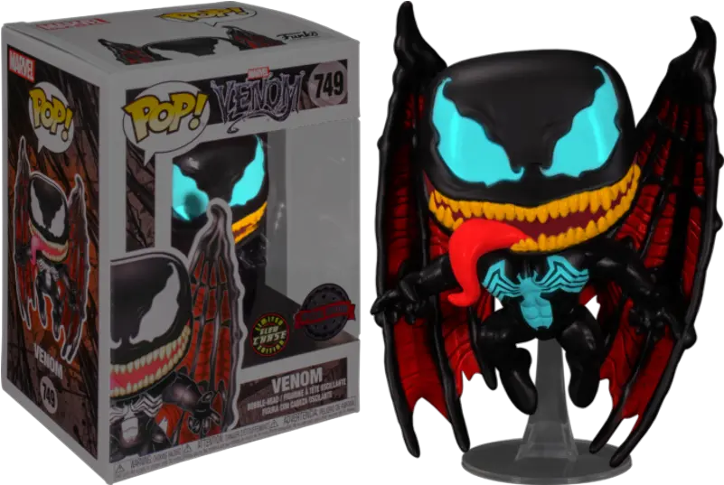 Products Funko Pop Venom Glow Chase Png Venom Icon Figure