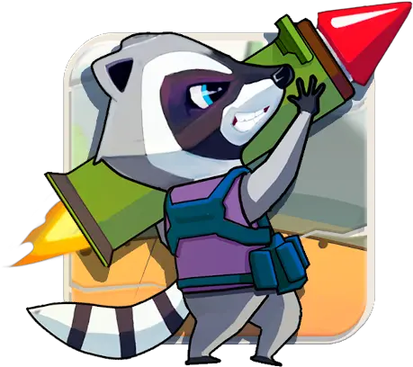 Raccoon Vs Aliens Download Apk For Fictional Character Png Angry Birds Rio Icon