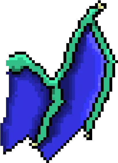 A Dragonu0027s Wing Pixel Clipart Full Size Clipart Easy Pixel Art Wings Png Dragon Wings Png