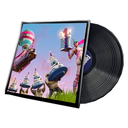 Battle Bus Birthday Music As A Track Fortnite Live Geburtstag Stream Thumbnail Png Battle Bus Png