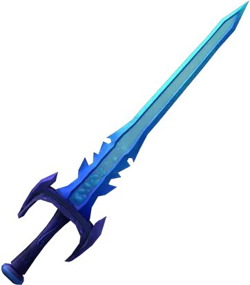 Epic Blue Sword Zombie Attack Roblox W 940705 Png Blue Sword Sword Png