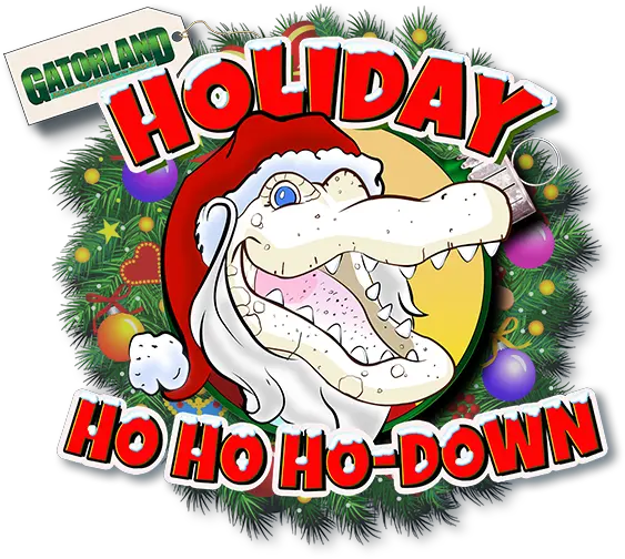 Gatorlandu0027s Holiday Ho Down U2013 Gatorland Holiday Ho Ho Ho Down Png Holiday Wreath Png