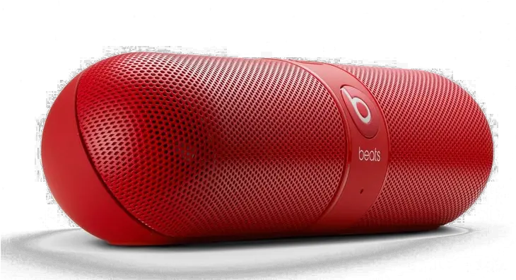 Red Bluetooth Speaker Png Image Beats Pill Red Png Speaker Transparent Background