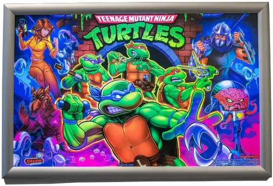 Led Back Lit Translite Frame Lcd Game Display Style Tmnt Stern Pinball Png Ninja Turtles Icon