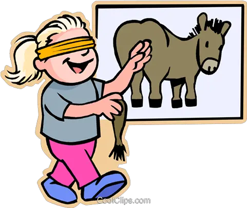 Pin The Tail Pin The Tail On The Donkey Game Clipart Png Donkey Transparent