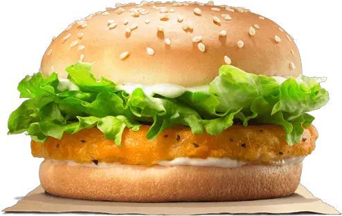 Chicken Burger Png Transparent Image Arts Crispy Chicken Burger King Burger Png