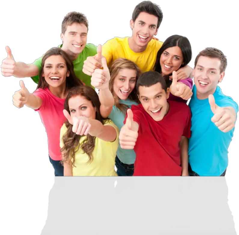 Free Transparent Cc0 Png Image Library People With Thumbs Up Students Png