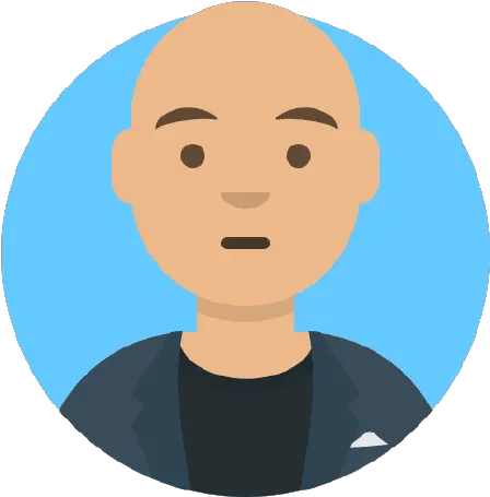 R Franke Remy Github Avatar Png Bald Man Icon