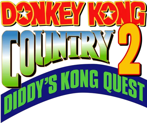 Diddys Kong Donkey Kong 2 Png Donkey Kong Country Logo