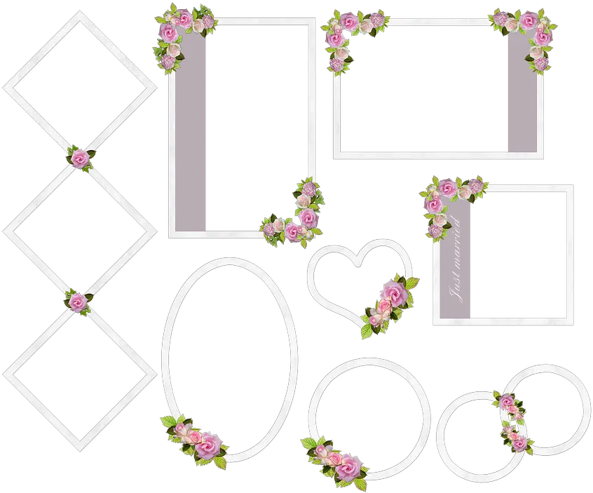 Wedding Frame Picture Circle Png Wedding Frame Png