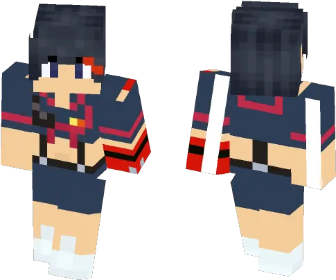 Download Kill La Ryuko Matoi Minecraft Skin For Free Minecraft Skins Boy Emo Png Ryuko Matoi Png