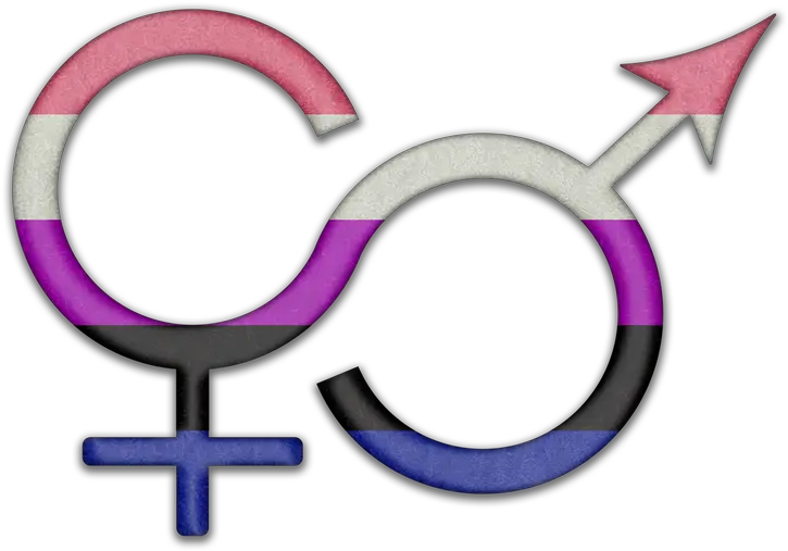 Pin Genderfluid Pride Symbol Png Trans Flag Icon