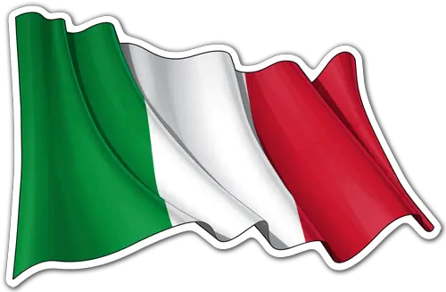 Sticker Italy Flag Waving Muraldecalcom 2 Giugno 2020 Festa Della Repubblica Png Italy Flag Png