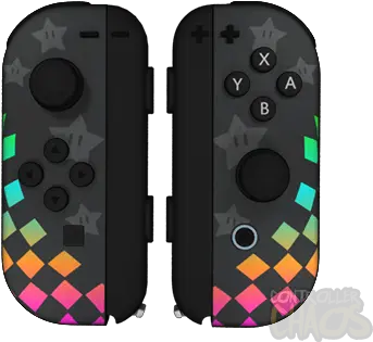 Rainbow Road Nintendo Switch Controller Rainbow Png Nes Controller Png