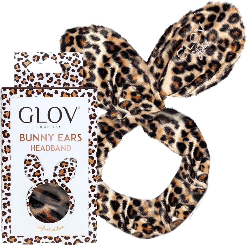Cheetah Face Png Bunny Ears Safari Edition Glov Haarband Bunny Bunny Ears Transparent Background