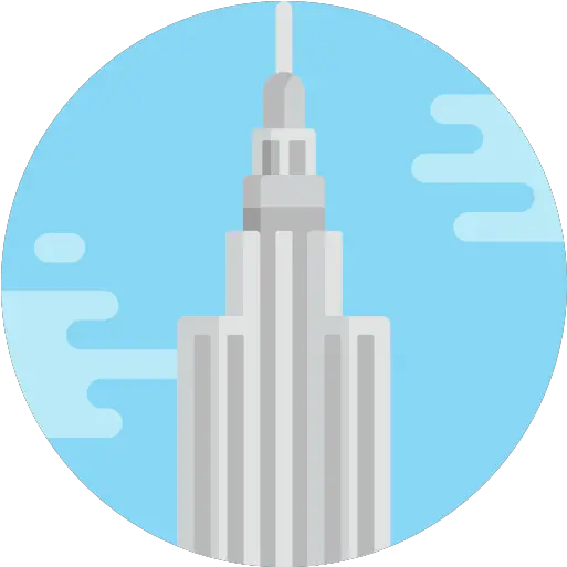 Free Icon Empire State Building Vertical Png Green Building Icon