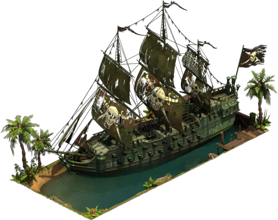 The Pirate Ship Forge Of Empires Wiki En Ship Forge Of Empires Png Pirate Ship Png