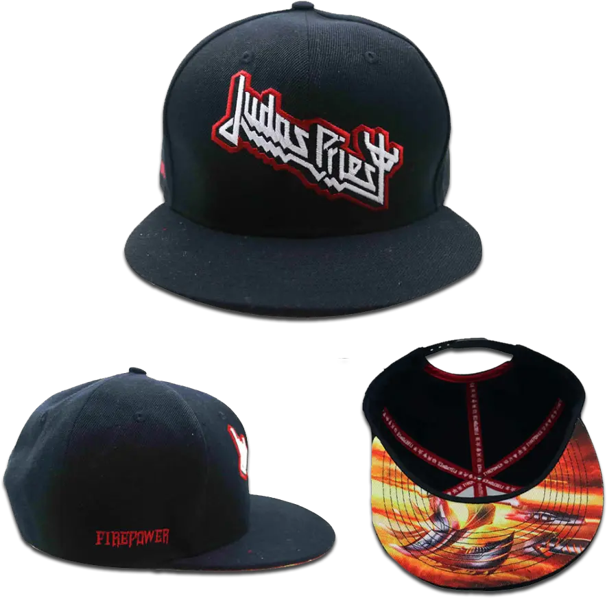 Firepower Snapback Cap Judas Priest Firepower Cap Png Judas Priest Logo