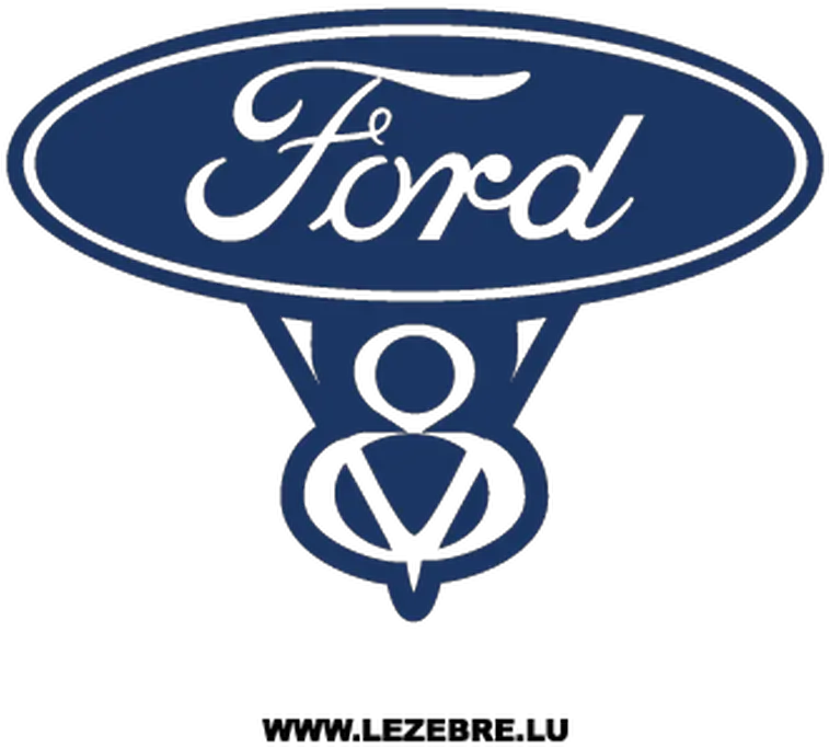 Ford V8 Logo Decal Ford V8 Logo Png Ford Logo Images