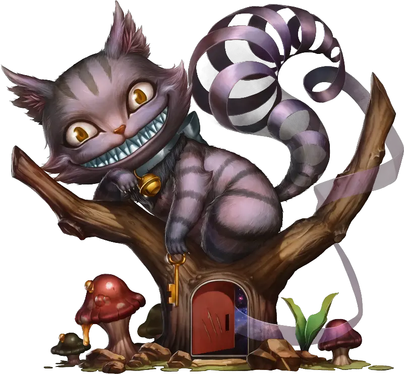 Download 495 Smiling Cheshire Cat Cartoon Full Fictional Character Png Cheshire Cat Smile Png