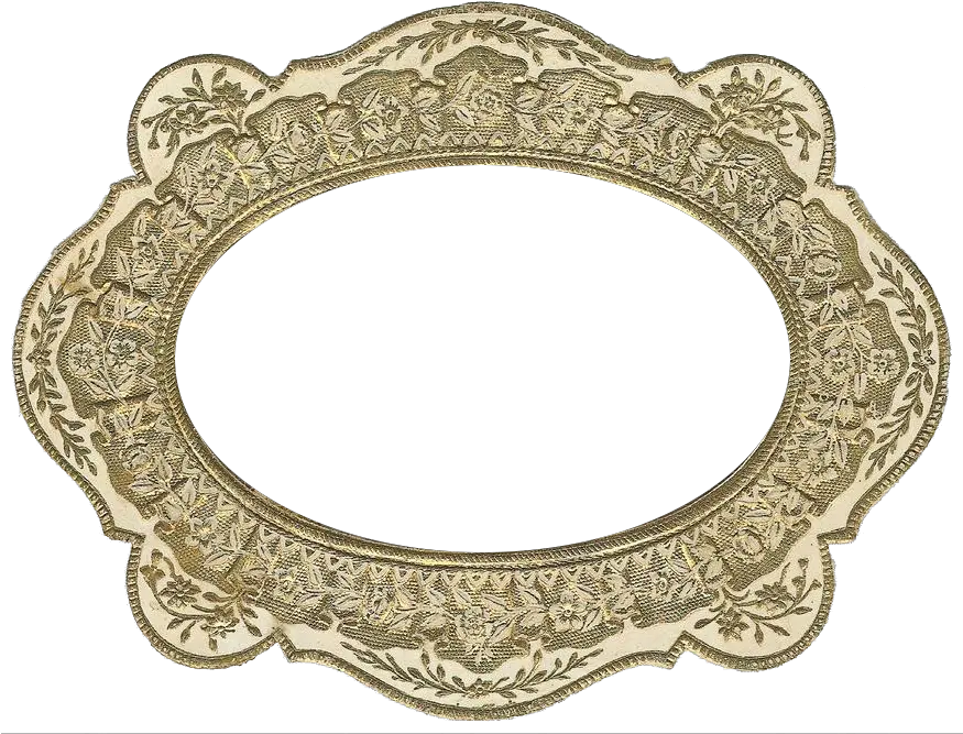 Free Graphic Friday Decorative Png Vintage Gold Frame Png