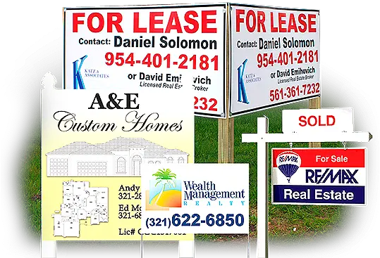 Real Estate Signs For Sale Sign Png