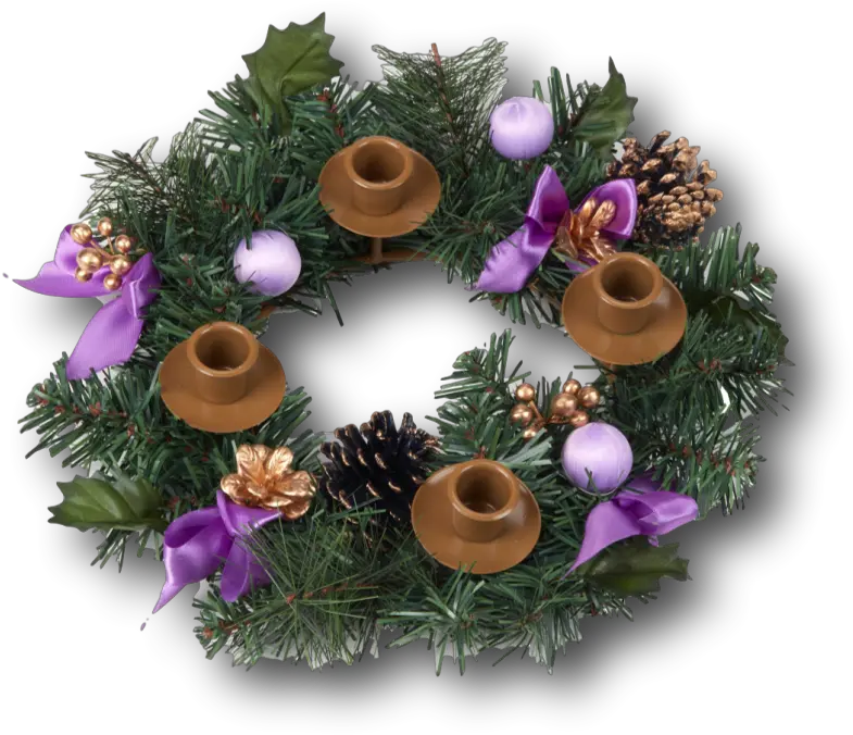 Advent St Thomas More Books U0026 Gifts Purple Ribbon Advent Wreath Png Advent Wreath Png