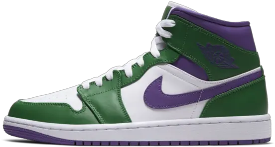 Air Jordan 1 Mid U0027incredible Hulku0027 554724 300 Sneakerjagers Jordan 1 Mid Incredible Hulk Png Incredible Hulk Logo