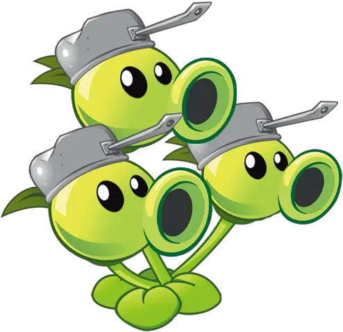 Plants Vs Zombies 2 Threepeater Plants Vs Zombies Twin Sunflower Png Plants Vs Zombies Png