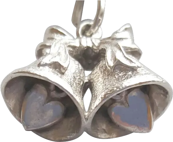 Download Silver Wedding Bell Png Wood Frog Wedding Bells Png