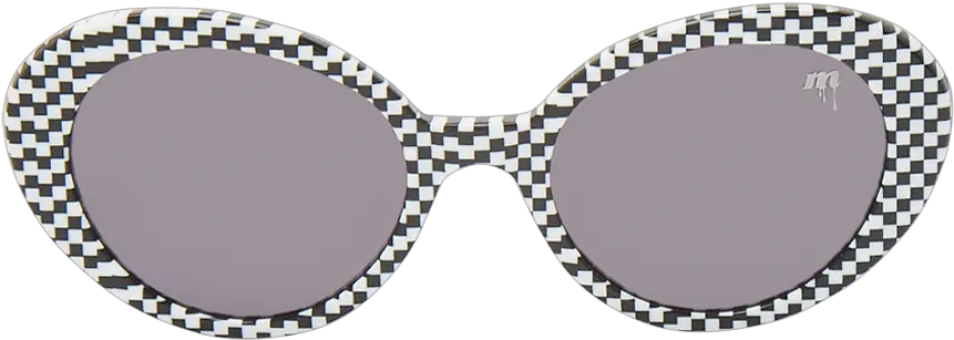Meltsunglasses Checkered Clout Goggles Png Circle Glasses Png