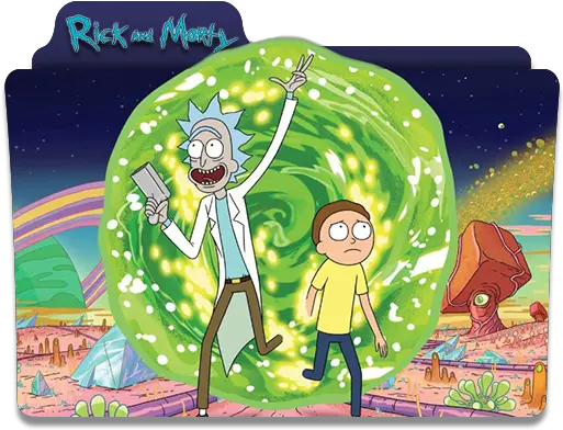 Rick And Morty Series Folder 2 Icon 43806 Free Icons And 1080p Rick And Morty Hd Wallpaper Iphone Png Morty Png