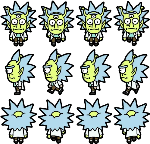 Pocket Mortys The Cutting Room Floor Rick And Morty Sprite Png Rick And Morty Png