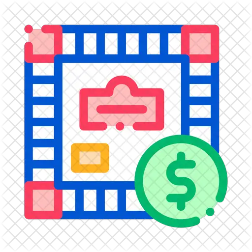 Monopoly Icon Of Colored Outline Style Monopoly Vector Png Monopoly Png